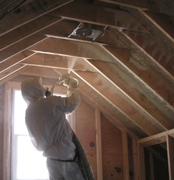  IL attic spray foam insulation